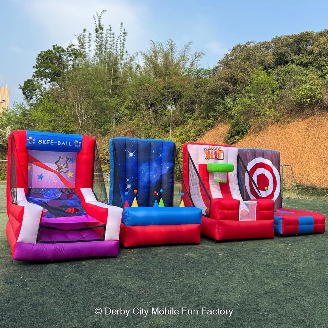 4 in 1 Inflatable Carnival Game Inflatable Sport Games Multi Sports ...